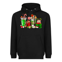 Black Christmas coffee cup Heavyweight Hoodie - NancyCooperArtShop