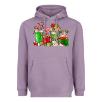 Lavender Christmas coffee cup Heavyweight Hoodie - NancyCooperArtShop