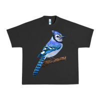 Pigment Black Blue Jay Bird Urban Heavy Tee - LillyAllenDesigns