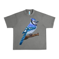 Tornado Blue Jay Bird Urban Heavy Tee - LillyAllenDesigns
