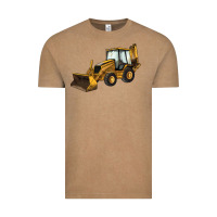Backhoe Loader Truck Vintage Tee | Teevron