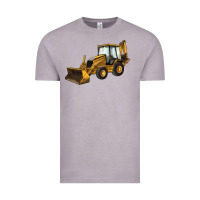 Vintage Zinc Backhoe Loader Truck Vintage Tee - LillyAllenDesigns
