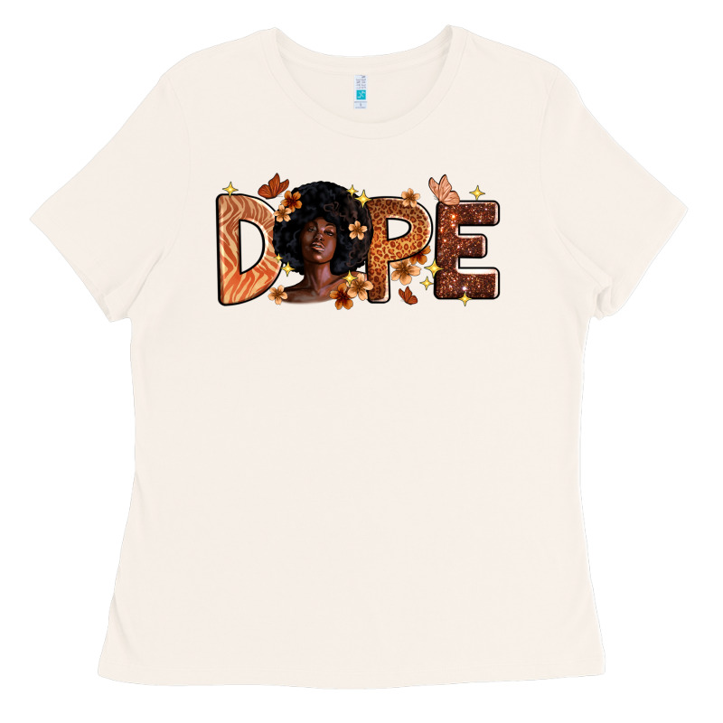 Dope Melanin Ladies Tee by Zillion Design Studio | Teevron