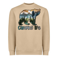 Camping Bear Heavyweight Sweatshirt | Teevron