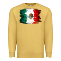 Antique Gold Mexican flag Premium Sweatshirt - NancyCooperArtShop
