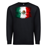 Black Mexican flag Premium Sweatshirt - NancyCooperArtShop