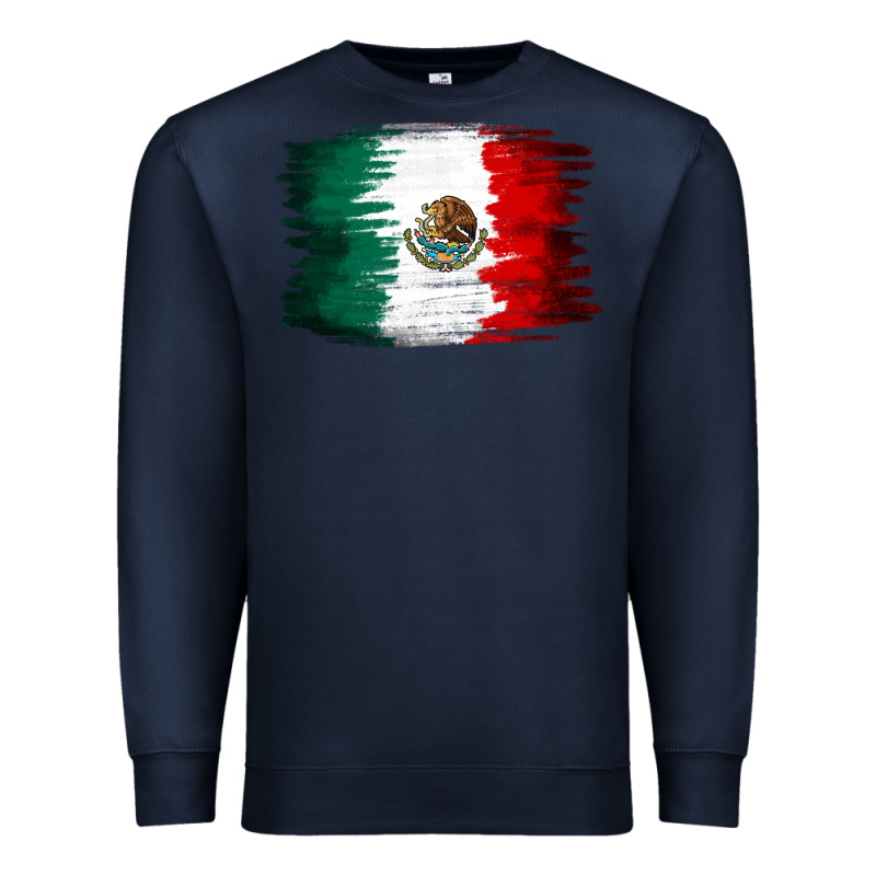 Mexican Flag Premium Sweatshirt by NancyCooperArtShop | Teevron