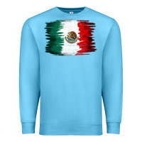 Ocean Blue Mexican flag Premium Sweatshirt - NancyCooperArtShop