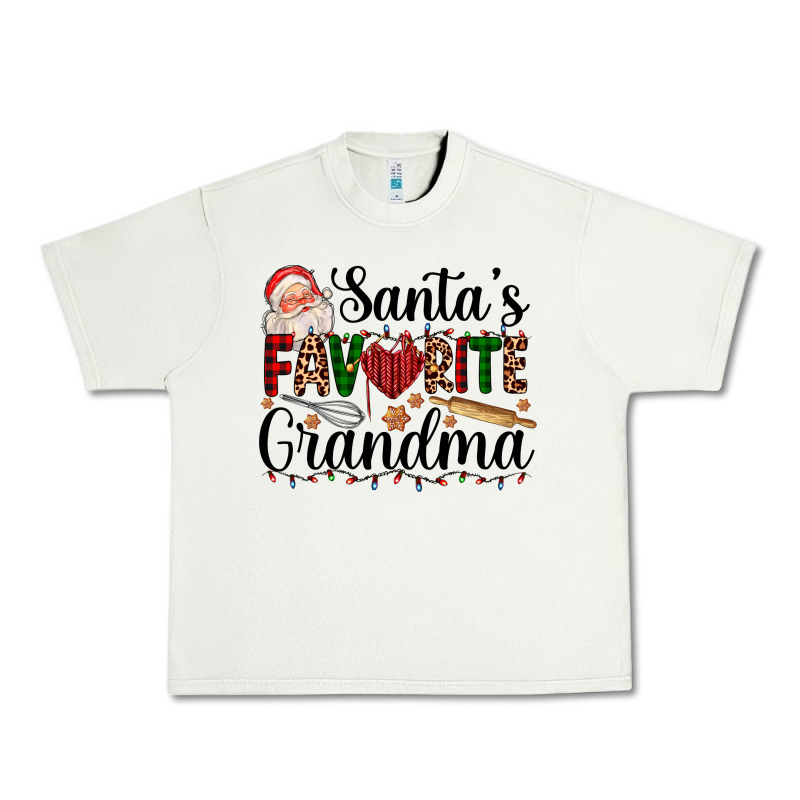 Santa's Favorite Grandma Urban Heavy Tee by AdoDesignShop | Teevron