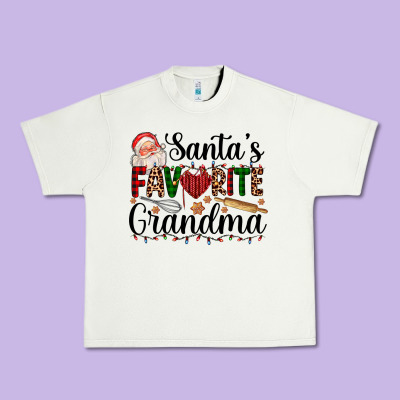 Santa's Favorite Grandma Urban Heavy Tee Designed By Adodesignshop