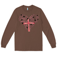 Chestnut retro christian valentine Long Sleeve Tee - MaliasSmallBusiness