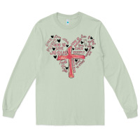 Matcha retro christian valentine Long Sleeve Tee - MaliasSmallBusiness