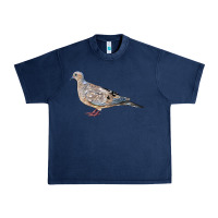 Navy American Dove Urban Heavy Tee - LillyAllenDesigns