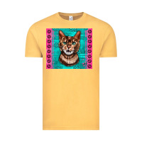 Vintage Mustard Western Bengal Cat Vintage Tee - LillyAllenDesigns