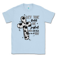 Dusty Blue soccer Classic Tee - MaliasSmallBusiness