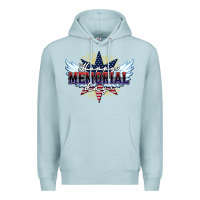 Blue Mist happy memorial day Premium Hoodie - HowdyJamesFarm