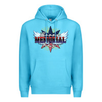 Ocean Blue happy memorial day Premium Hoodie - HowdyJamesFarm