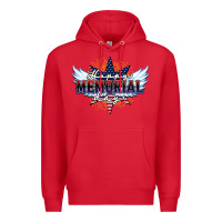 Red happy memorial day Premium Hoodie - HowdyJamesFarm