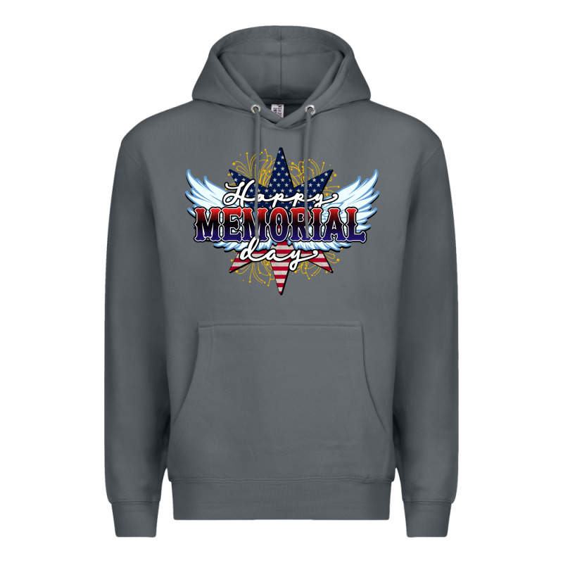 Happy Memorial Day Premium Hoodie by HowdyJamesFarm | Teevron