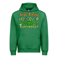 Emerald St. Patrick's Irish today hungover tomorrow Urban Hoodie - OliviaCreatesArt