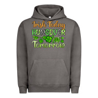 Pigment Tornado St. Patrick's Irish today hungover tomorrow Urban Hoodie - OliviaCreatesArt