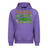 St. Patrick's Irish Today Hungover Tomorrow Urban Hoodie | Teevron