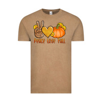 Vintage Coffee peace love fall Vintage Tee - AdoDesignShop
