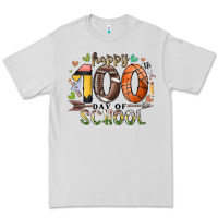 Dove Grey happy 100 americana football basketball day of sch Premium Tee - RacoonDesign