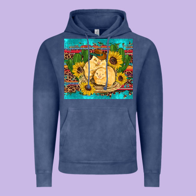 Western Chicks Coop Animals Sunflowers Cactus Serape Leopard Turquoise Vintage Hoodie Designed By Artiststas