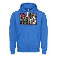 True Royal Mardi Gras Calf Zipper Hoodie - LillyAllenDesigns