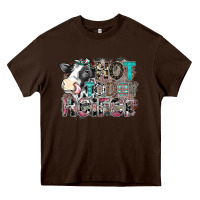 Chocolate Brown not today heifer Heavy Core Tee - SublimationCraftShop