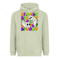 Matcha Spooky with Ghost Cats Heavyweight Hoodie - texasbilliewilder