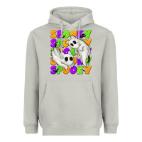 Moon Dust Spooky with Ghost Cats Heavyweight Hoodie - texasbilliewilder