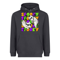 Smoke Spooky with Ghost Cats Heavyweight Hoodie - texasbilliewilder