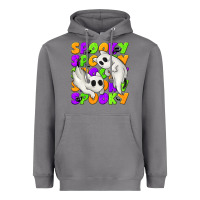 Storm Spooky with Ghost Cats Heavyweight Hoodie - texasbilliewilder