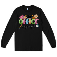 Black office squad Long Sleeve Tee - MaliasSmallBusiness