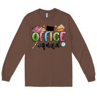 Chestnut office squad Long Sleeve Tee - MaliasSmallBusiness