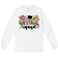 White office squad Long Sleeve Tee - MaliasSmallBusiness