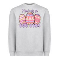 Heather Grey i'm just so egg stra Heavyweight Sweatshirt - MaliasSmallBusiness