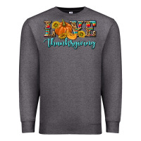 Charcoal Heather Love Thanksgiving Premium Sweatshirt - texasbilliewilder