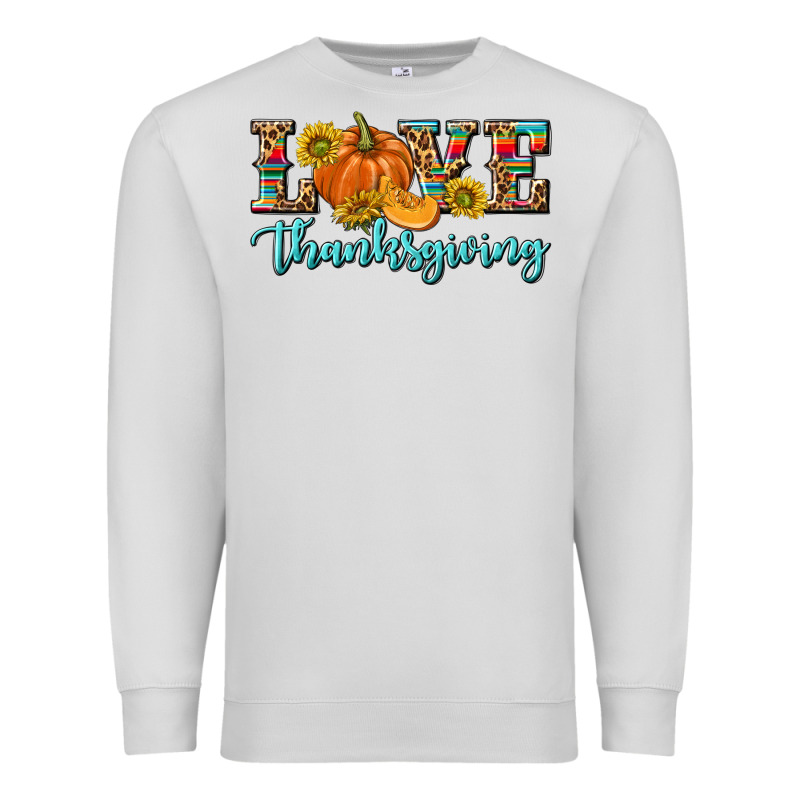 Love Thanksgiving Premium Sweatshirt by texasbilliewilder | Teevron