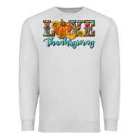 Dove Grey Love Thanksgiving Premium Sweatshirt - texasbilliewilder