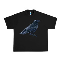 Black American Crow Urban Heavy Tee - LillyAllenDesigns