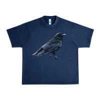 Navy American Crow Urban Heavy Tee - LillyAllenDesigns