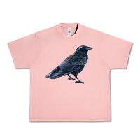 Salmon American Crow Urban Heavy Tee - LillyAllenDesigns