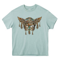 Arona native dream catcher with owl Heavy Core Tee - BarkalooDesign