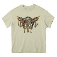 Mossy native dream catcher with owl Heavy Core Tee - BarkalooDesign