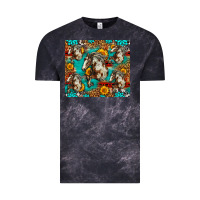 Cloud Black mustang horse western Vintage Tee - LillyAllenDesigns