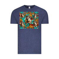 Vintage Denim mustang horse western Vintage Tee - LillyAllenDesigns
