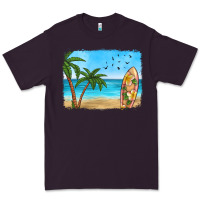 Plum beach background Premium Tee - HRA Design Shop